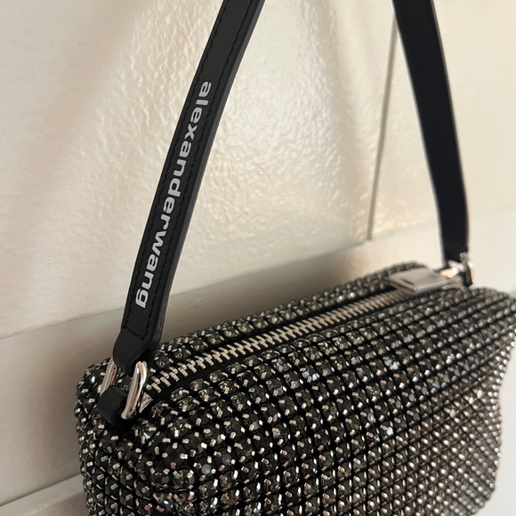 Alexander Wang black crystal bag - Picture 3 of 6